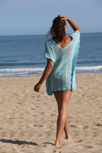 Load image into Gallery viewer, Crochet Kaftan Aqua | mon ange Louise
