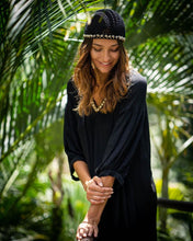 Load image into Gallery viewer, Crinkle Dress Black | mon ange Louise
