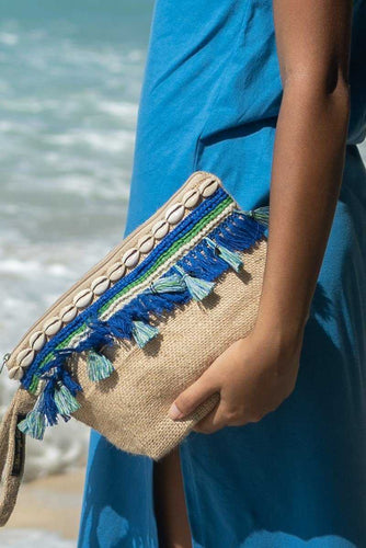 Clutch Shelves Blue | mon ange Louise