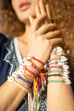 Load image into Gallery viewer, Bracelet Denim Sea Shells | mon ange Louise
