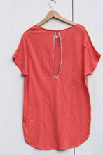 Load image into Gallery viewer, Evergreen T-Shirt Dress Coral | mon ange Louise
