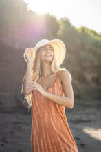 Load image into Gallery viewer, Tie Dye Long Dress Cognac | mon ange Louise

