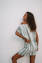Load image into Gallery viewer, Tenerife T-Shirt Dress Green  | mon ange Louise
