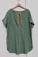 Load image into Gallery viewer, Evergreen T-Shirt Dress Hedge Green | mon ange Louise
