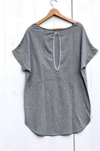 Load image into Gallery viewer, Evergreen T-Shirt Dress Ice | mon ange Louise
