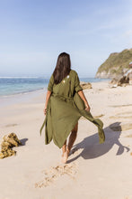 Load image into Gallery viewer, Star Long Chemisier Khaki | mon ange Louise
