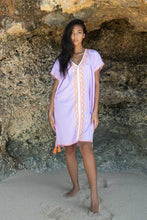 Load image into Gallery viewer, Bali Short Kaftan Lila - mon ange Louise
