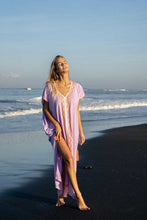 Load image into Gallery viewer, Bali Long Kaftan Lila | mon ange Louise
