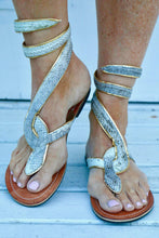 Load image into Gallery viewer, Sandal Snake Natural | mon ange Louise
