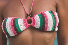 Load image into Gallery viewer, Bahamas Bikini Crochet Green/Pink | mon ange Louise
