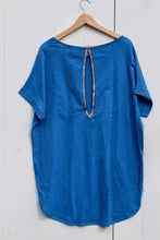 Load image into Gallery viewer, Evergreen T-Shirt Dress Ultra Marine | mon ange Louise
