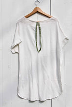 Load image into Gallery viewer, Evergreen T-Shirt Dress White | mon ange Louise
