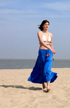 Load image into Gallery viewer, Chill Long Skirt Blue | Mon ange Louise
